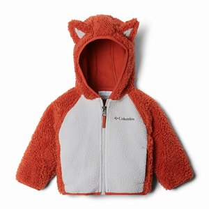 Columbia Foxy Baby™ Sherpa Full-Zip Flickor Röda/Grå (IJMTF2680)